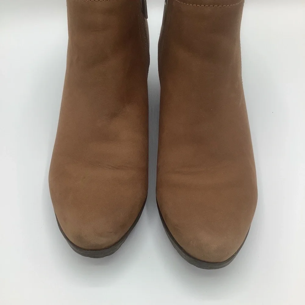 Blondo Valli 2.0 Waterproof Leather Bootie‎ Cognac Size 7.5M